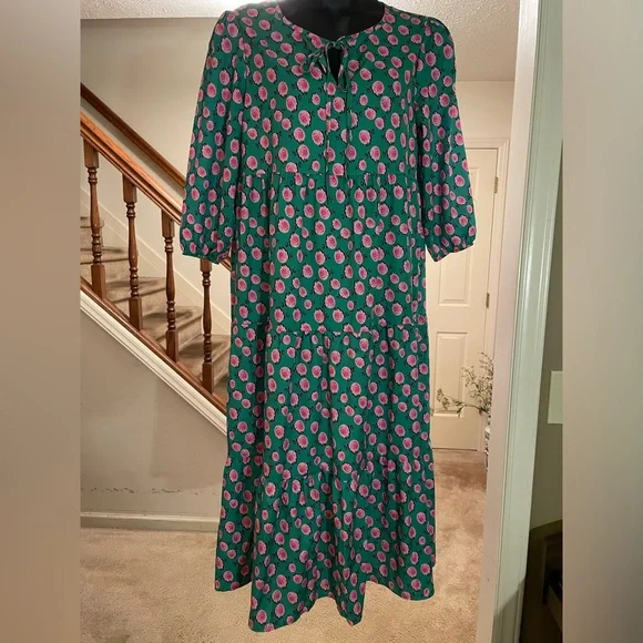 Unbranded Floral Dress - Size Large - Picture 1 of 7